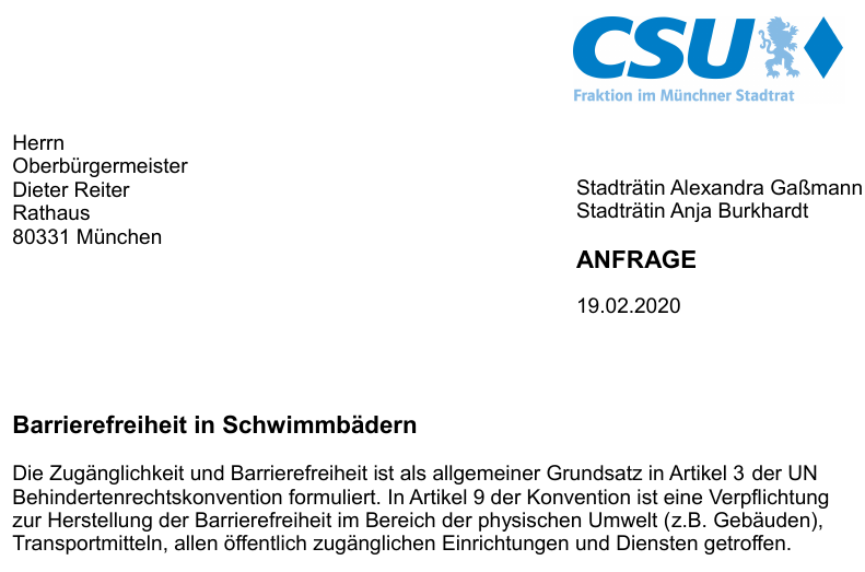 anfrage csu barrierefreiheit schwimmbaeder