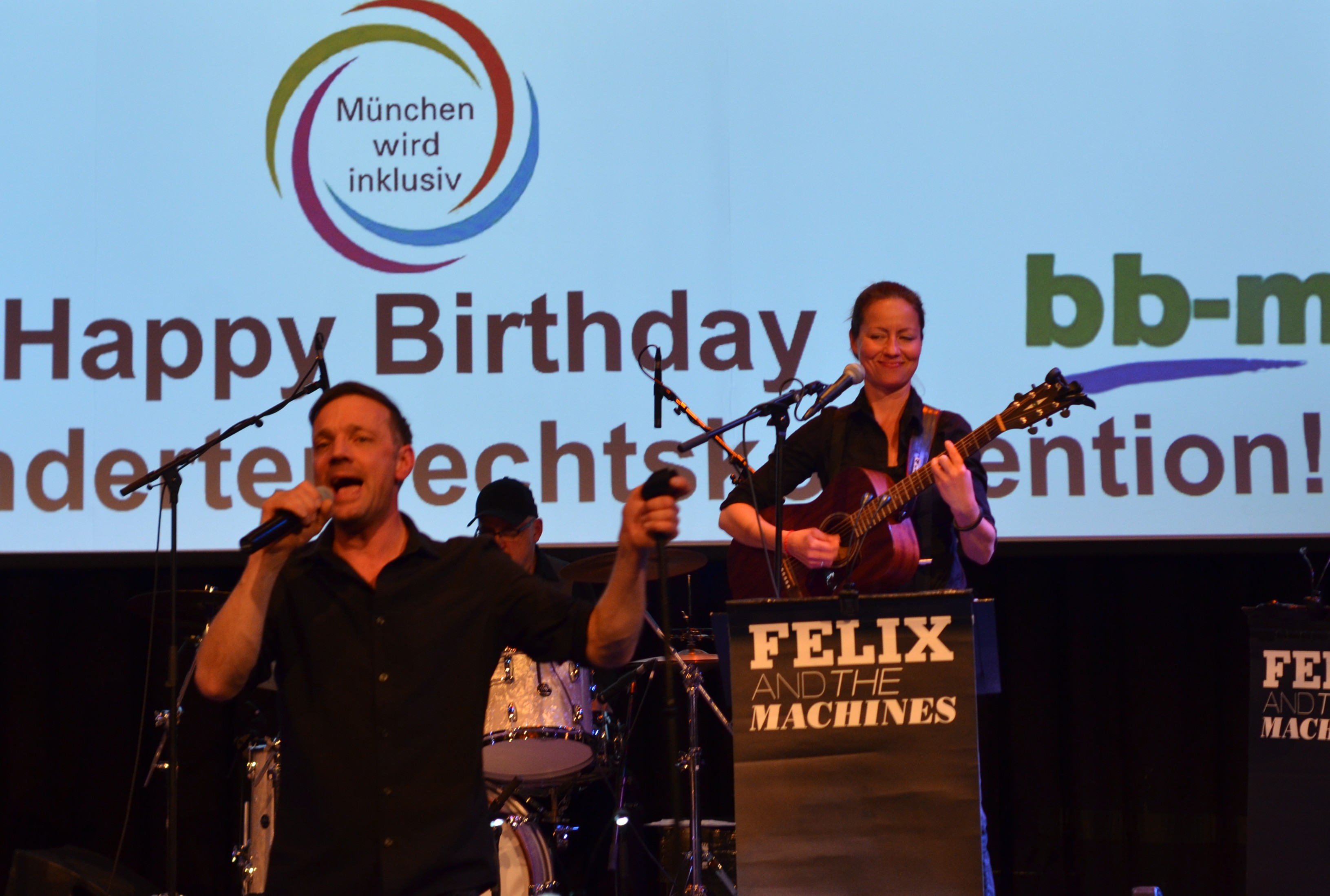 Band Felix spielt auf der Festveranstaltung